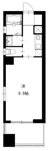 翔和多町ビル902 間取り図