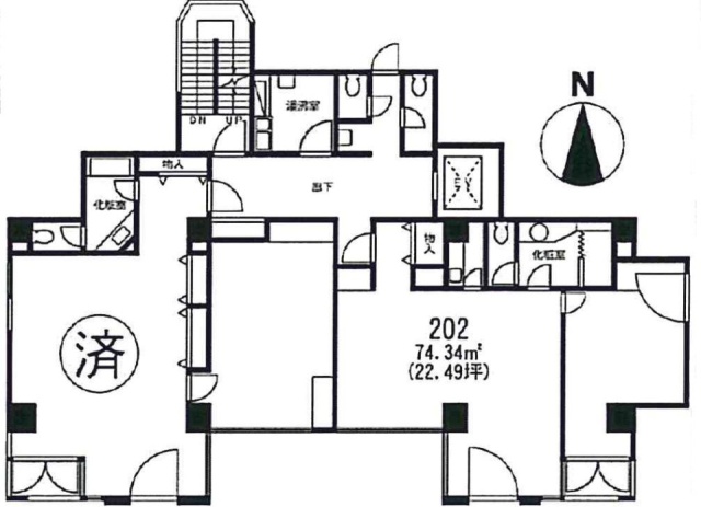 ウィザードビル202 間取り図
