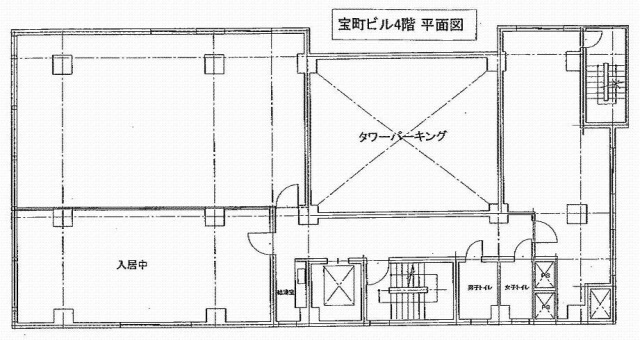 大宗宝町ビル4F 間取り図