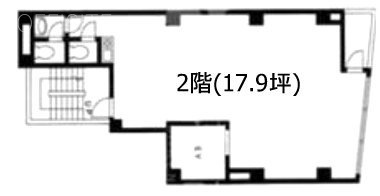 八丁堀KSビル2F 間取り図