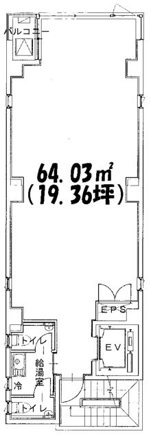 石井ビル2F 間取り図