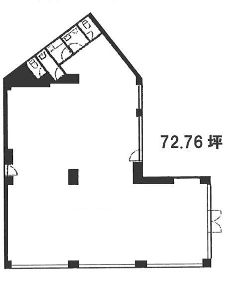 代官山TYKビル1F 間取り図