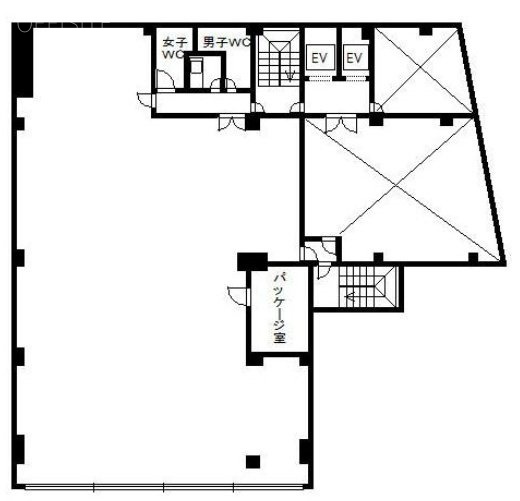 黒江屋国分ビル3F 間取り図