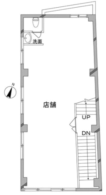 朝丘ビル2F 間取り図