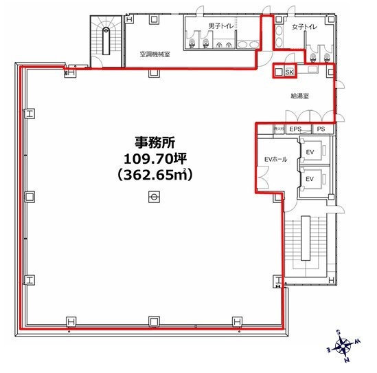 化学会館4F 間取り図
