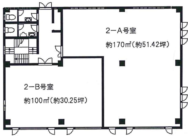 WSR幕張ビル2-B 間取り図