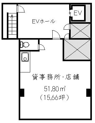 オレンジパレスビルB1F 間取り図