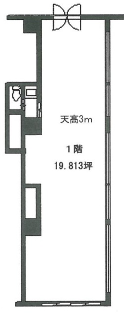 TUG-Ⅰ(タグアイ)ビル1F 間取り図