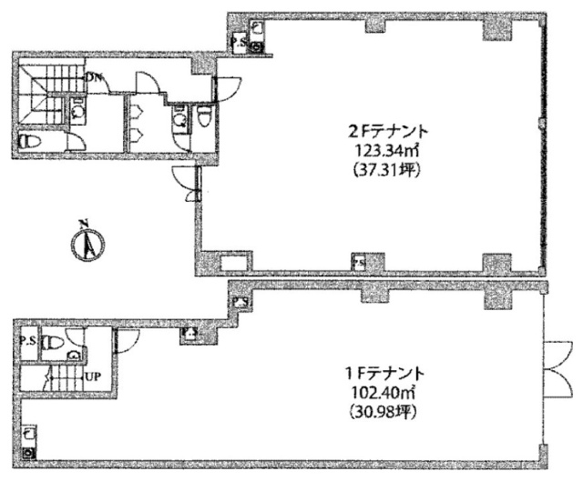 スターライト浅草1F～2F 間取り図