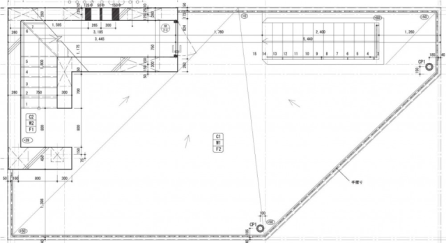 十番コアビルⅡ2F 間取り図
