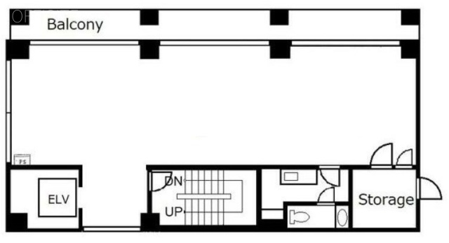 NITTOビル6F 間取り図