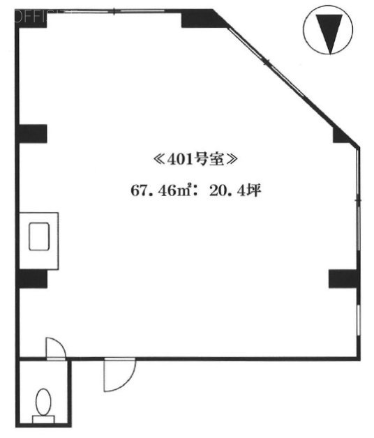 磯野ビル401 間取り図