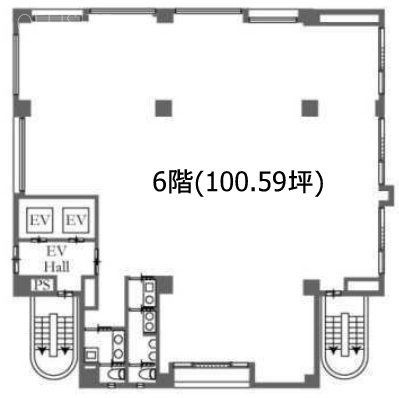 ヒキタカ木場ビル6F 間取り図