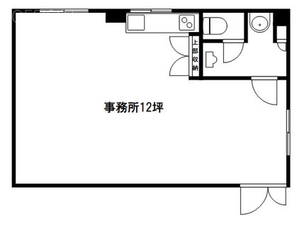 紺清ビル202 間取り図