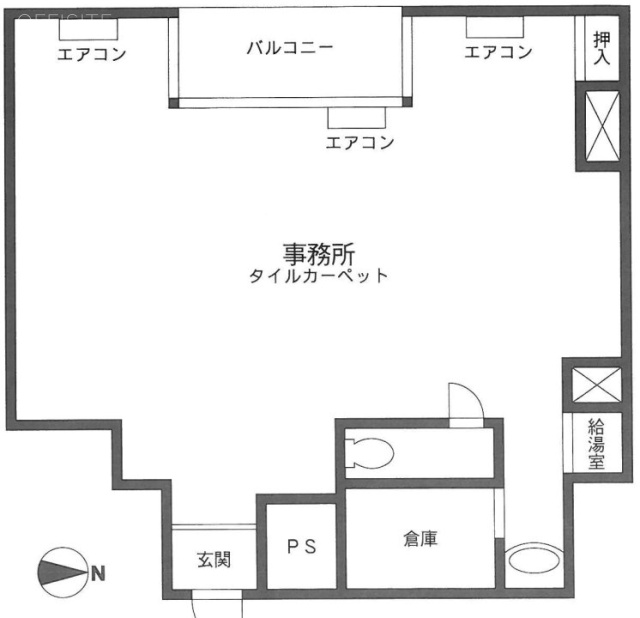マートルコート麹町301 間取り図