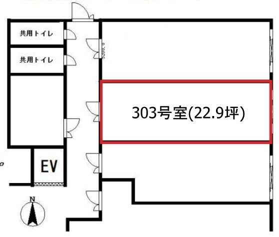 大室ビル303 間取り図