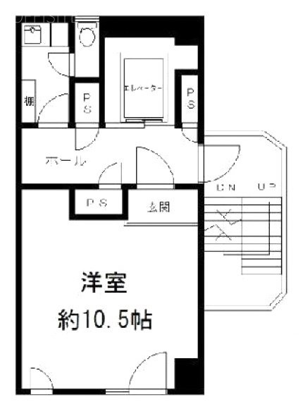 パレス御茶ノ水2号館2F 間取り図