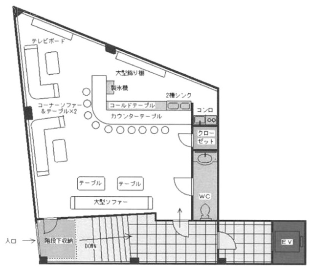 第2小川ビルB1F 間取り図