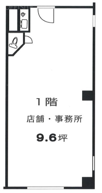 新大石屋ビル1F 間取り図