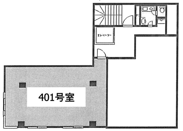 ブリリアン丹波ビル401 間取り図