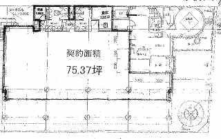 Daiwa新宿ウエストビル1F 間取り図