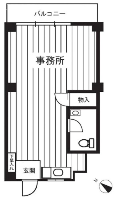 ナカヤビル303 間取り図
