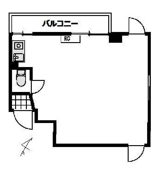 サロン・ド・シャポービル603 間取り図