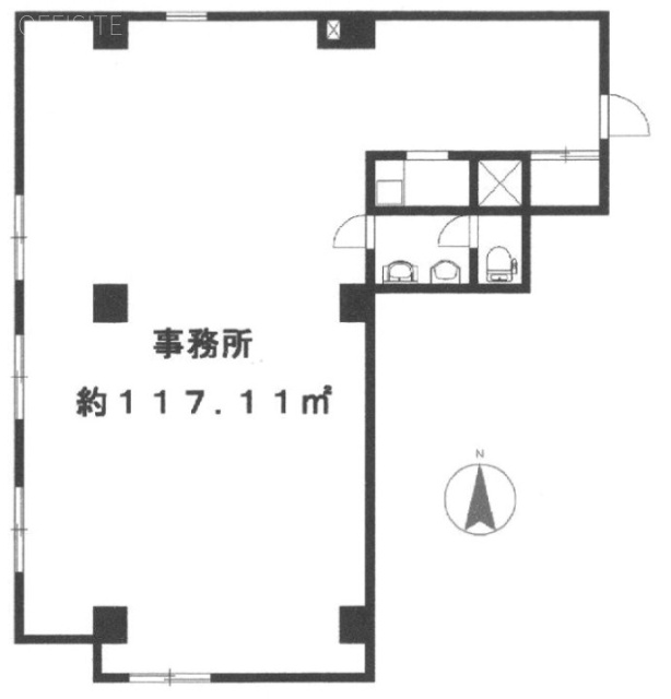 佐川ビル201 間取り図