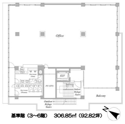 LARK YOYOGI5F 間取り図