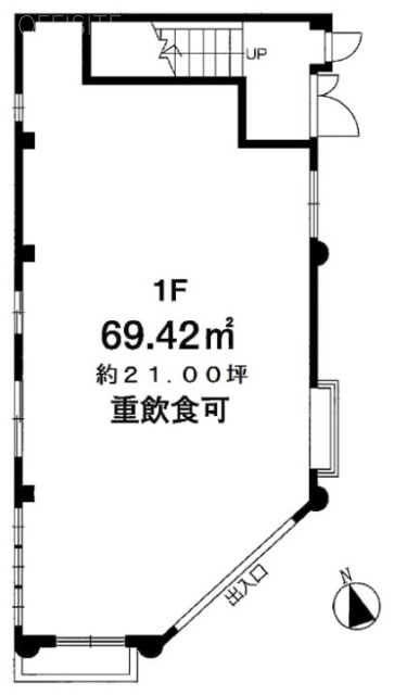 ユザワヤ立川ビル1F 間取り図
