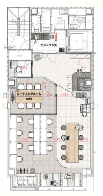 ARISTO平河町6F 間取り図