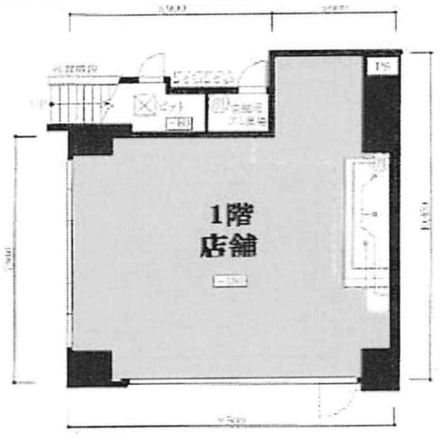 イニシア三鷹下連雀ビル1F 間取り図