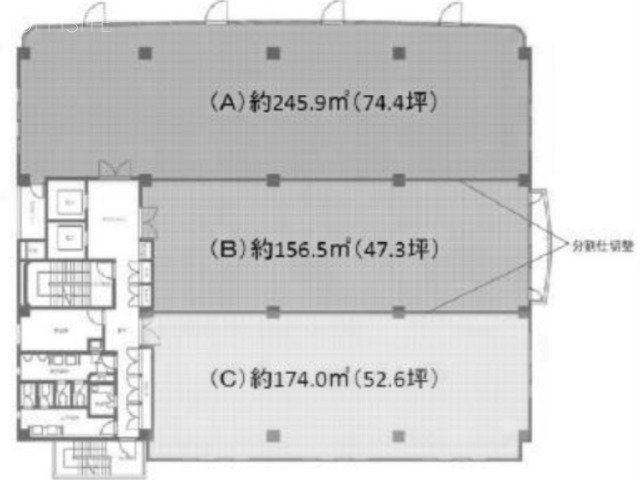 アーバンセンター立川ビル5F 間取り図