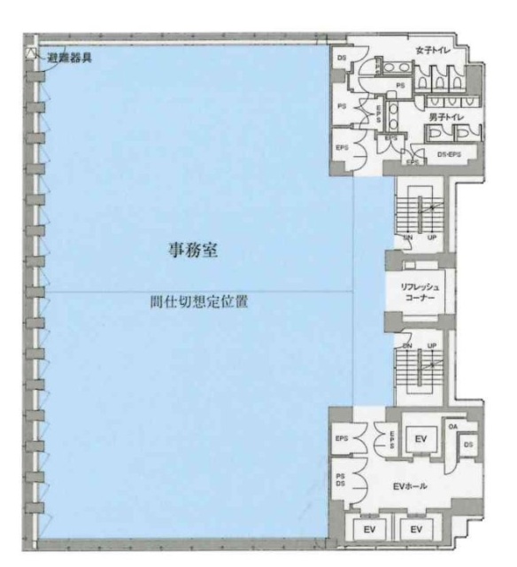 日本橋SANYO GROUPビル2F 間取り図