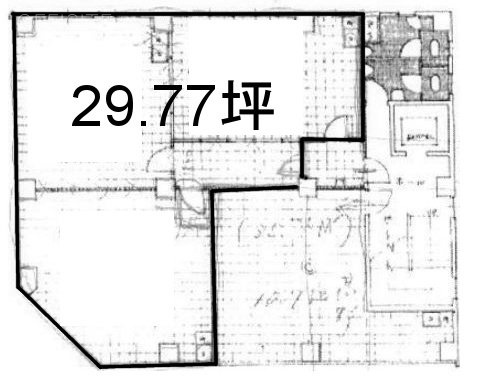 宇田川ビル5F 間取り図