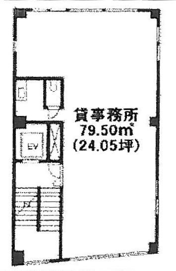 九段清新ビル6F 間取り図