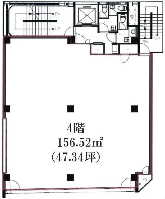 ステーションフロント水戸4F 間取り図