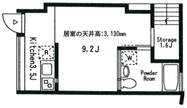 a place by Wine Apartment102 間取り図