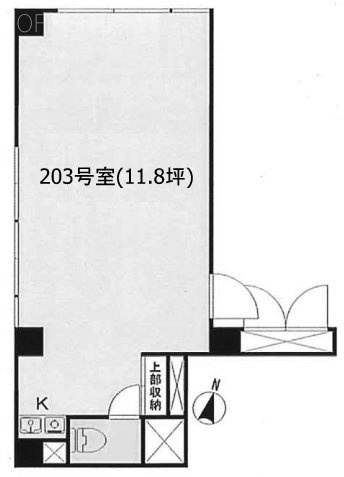 佐藤ビル203 間取り図