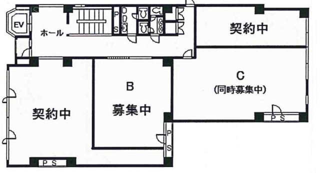 津田沼パスタビルB 間取り図