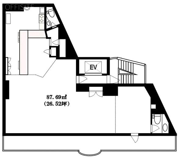 A&FLビル601 間取り図