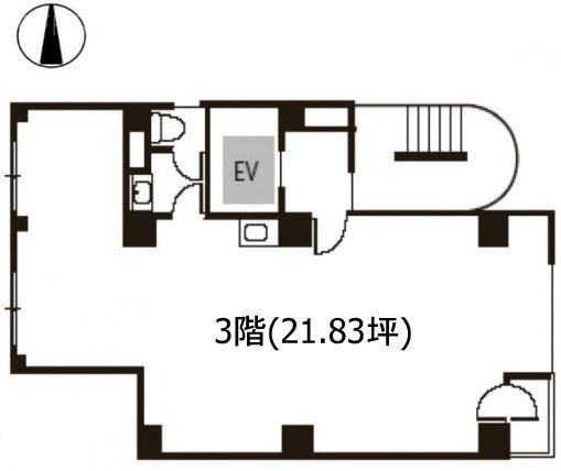 AK信濃町ビル3F 間取り図