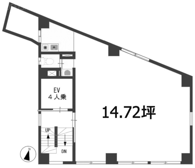 柴田ビル5F 間取り図