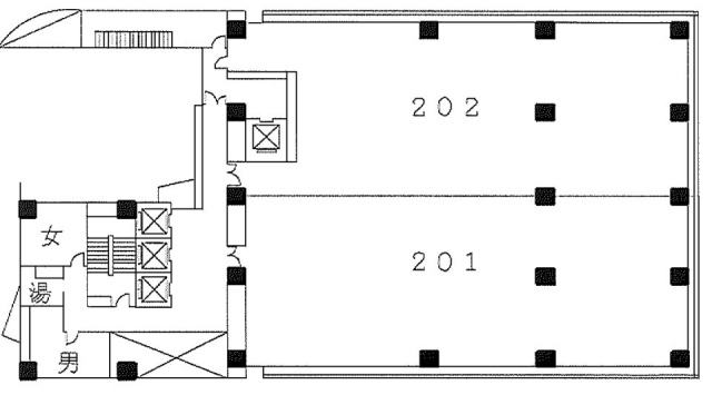 Daiwa西新橋(共同西新橋)ビル201 間取り図