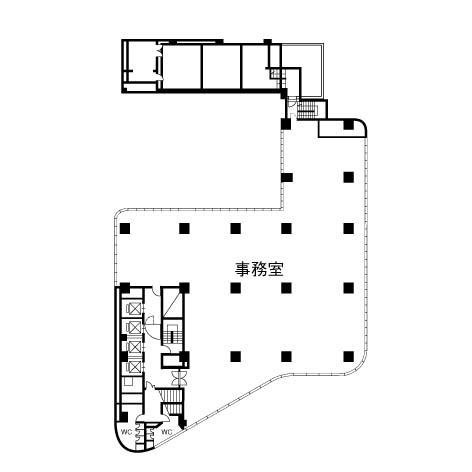 新槇町ビル10F 間取り図