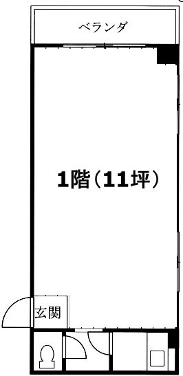 グンジビル1F 間取り図
