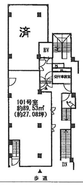 カーサイコー町田ビル101 間取り図