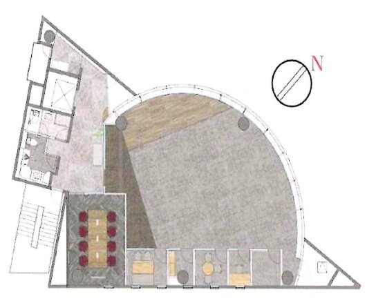 いちご目黒ビル8F 間取り図