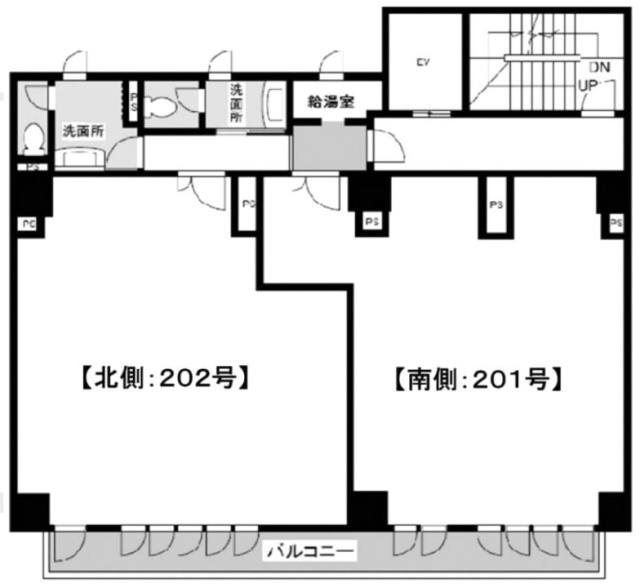 プロスタイルウェルス横浜浅間町ビル201 間取り図