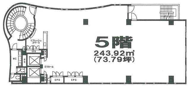 グリーン南平台ビル5F 間取り図